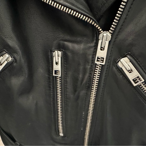 All Saints Balfern Black Leather Biker jacket
100% sheep leather - Picture 4 of 5